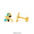Dragonfly 18K Gold Plated Kid's Earrings