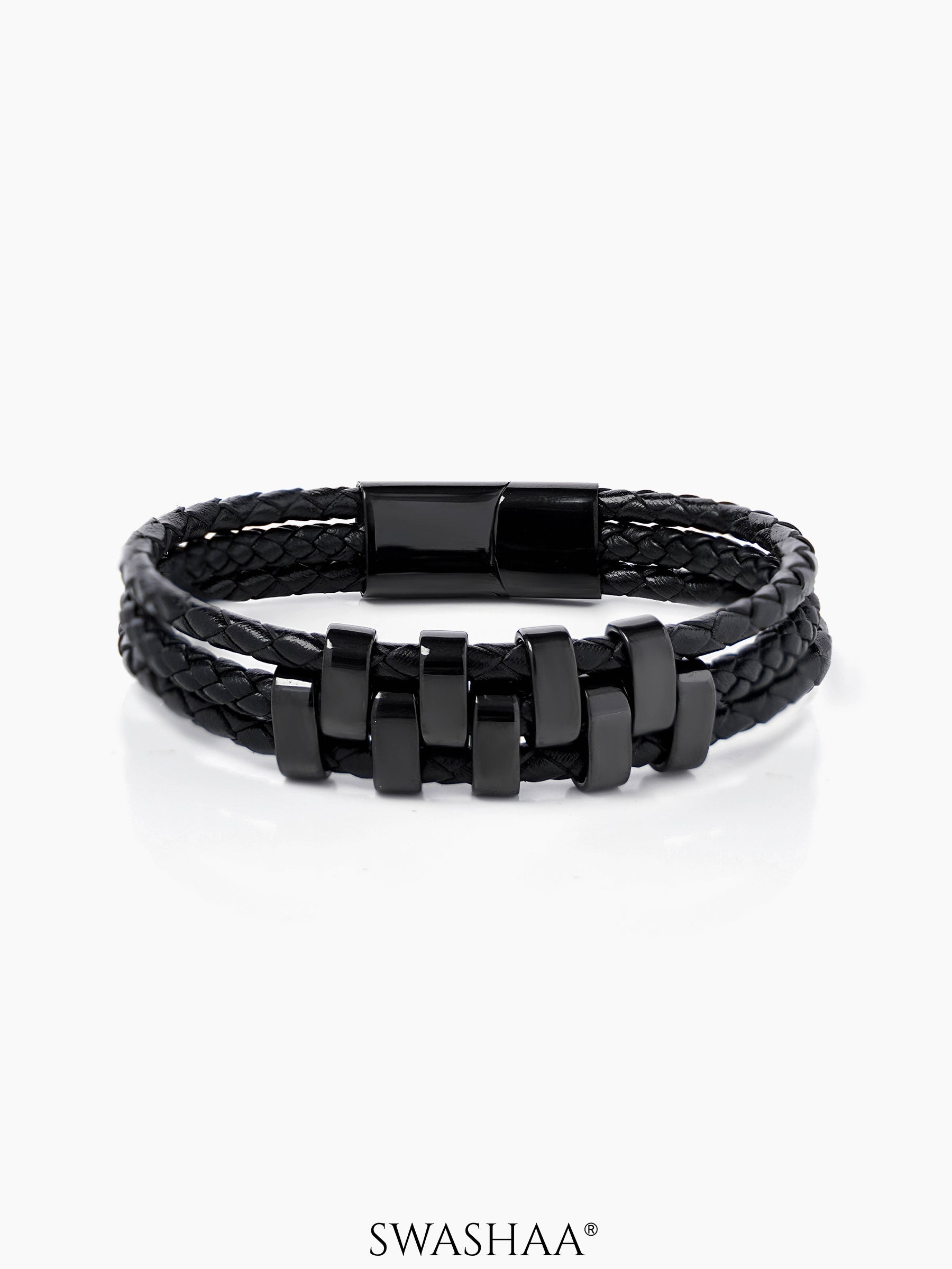 Sol Men's Leather Bracelet
