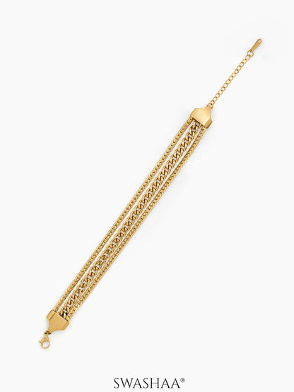 Solviera Link Chain Bracelet - Swashaa