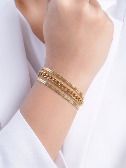Solviera Link Chain Bracelet - Swashaa