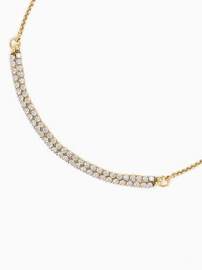 Sophia Diamond Double Strand Women's Anklet