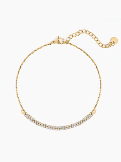 Sophia Diamond Double Strand Women's Anklet