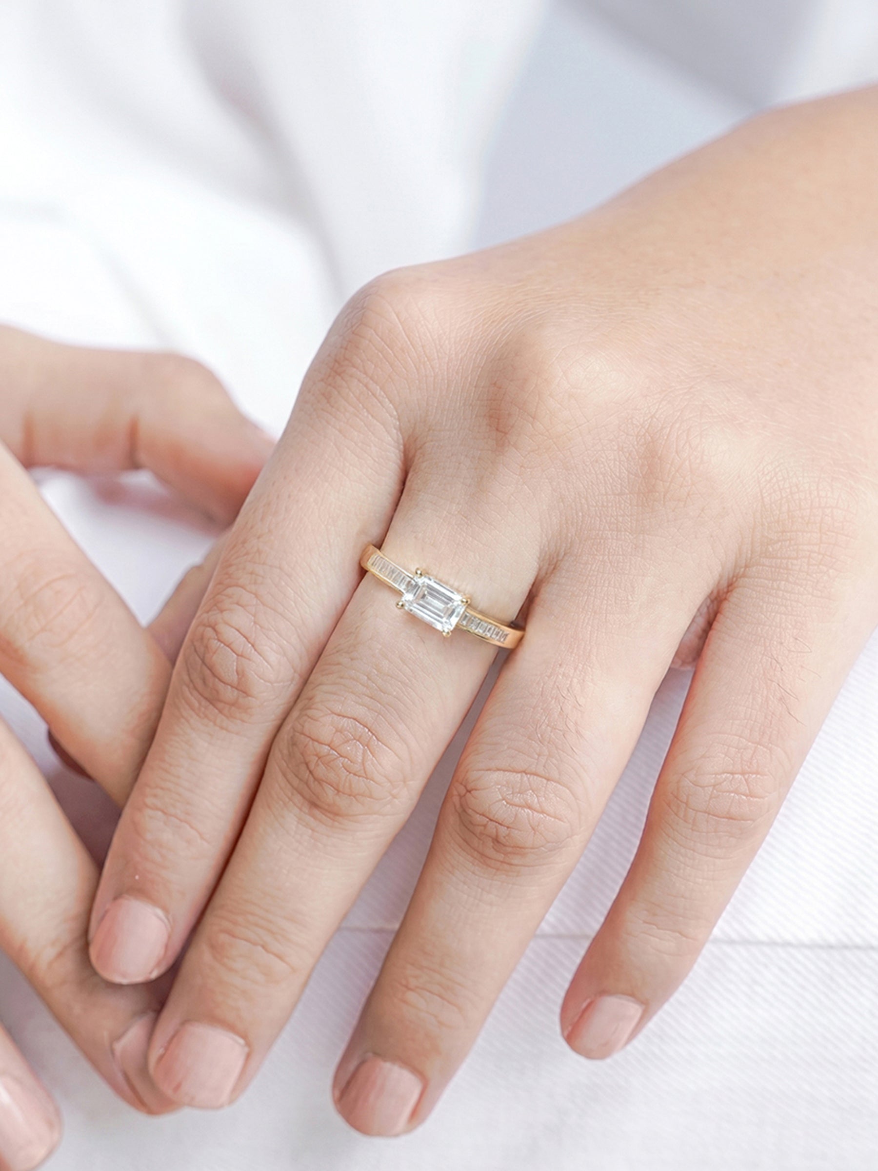 Sorielle Solitaire 18K Gold Plated Women's Ring - Swashaa
