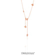 Statement Butterfly Rosegold Plated Necklace