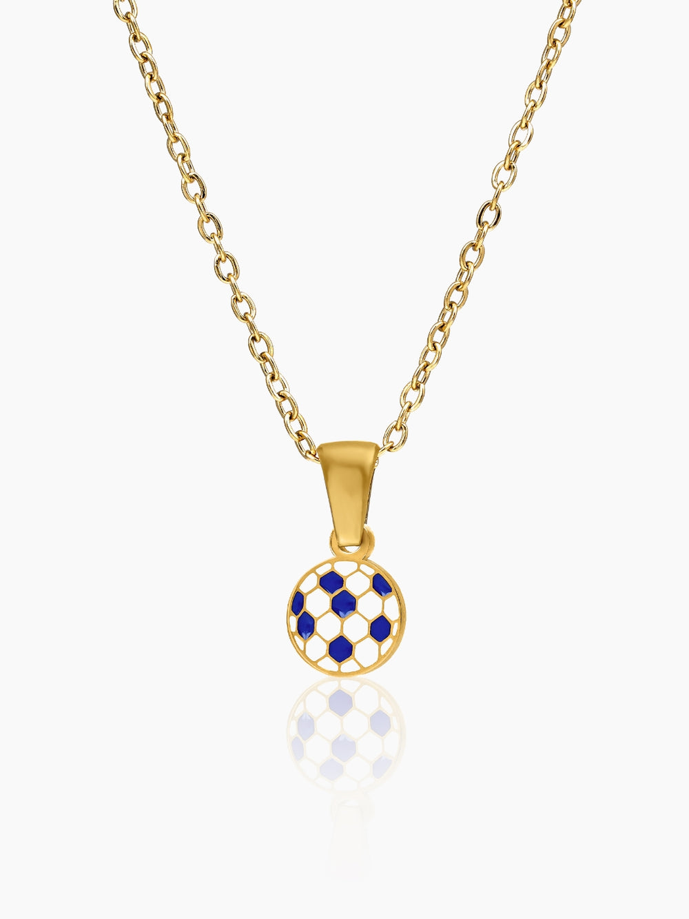Buy Striker Football 18K Gold Plated Kid's Chain Pendant - Kid's ...