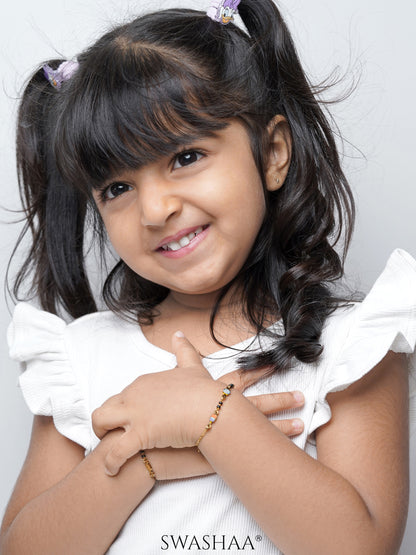 Sugar Bliss Charm 18K Gold Plated Kid's Nazariya Loose Bracelet