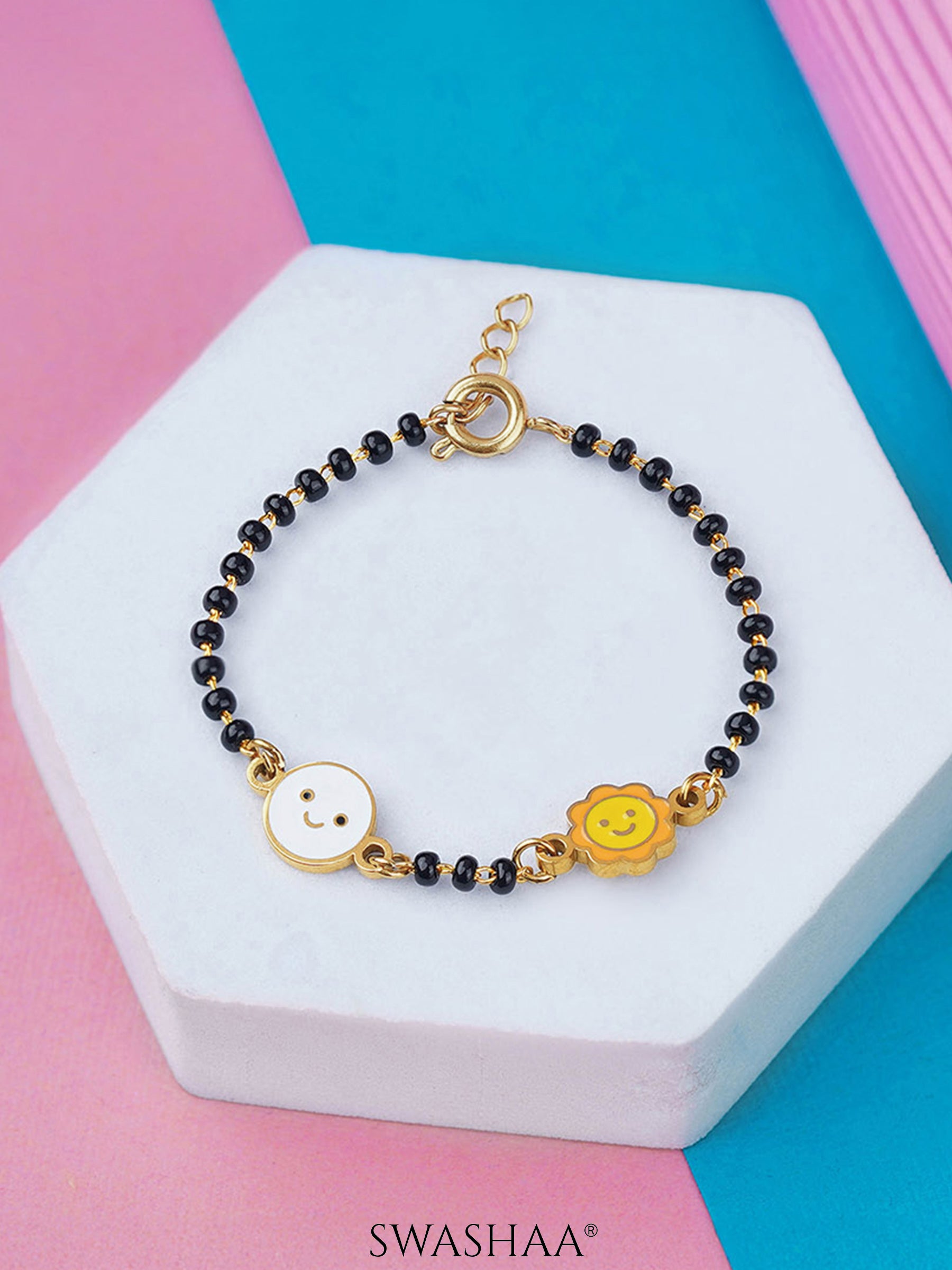 Nazariya Bracelet Boy Baby Bracelet Gold With Price Sun Moon