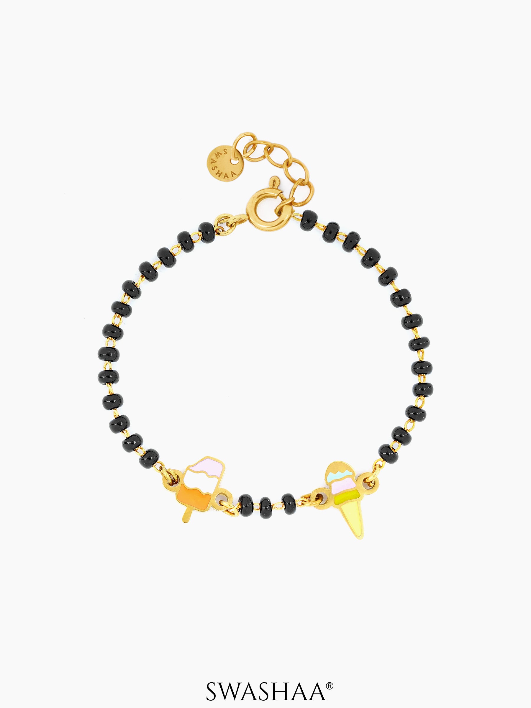 Sweet Treat Ice Cream 18K Gold Plated Kid's Nazariya Bracelet