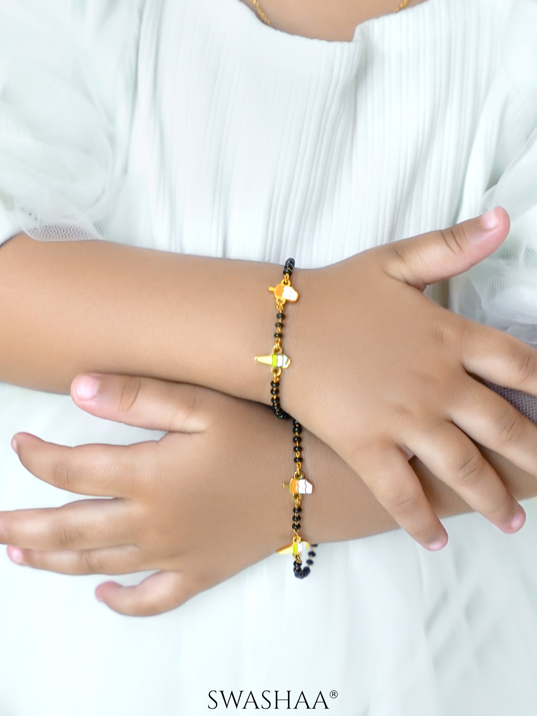 Sweet Treat Ice Cream 18K Gold Plated Kid's Nazariya Bracelet