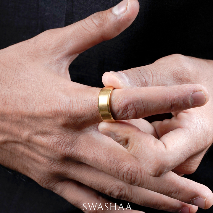 Sylvan 18K Gold Plated Men's Ring