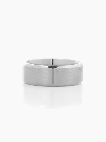 Sylvan Solid Silver Band Men's Ring