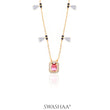 Tara Emerald Shape Diamond 18K Gold Plated Mangalsutra