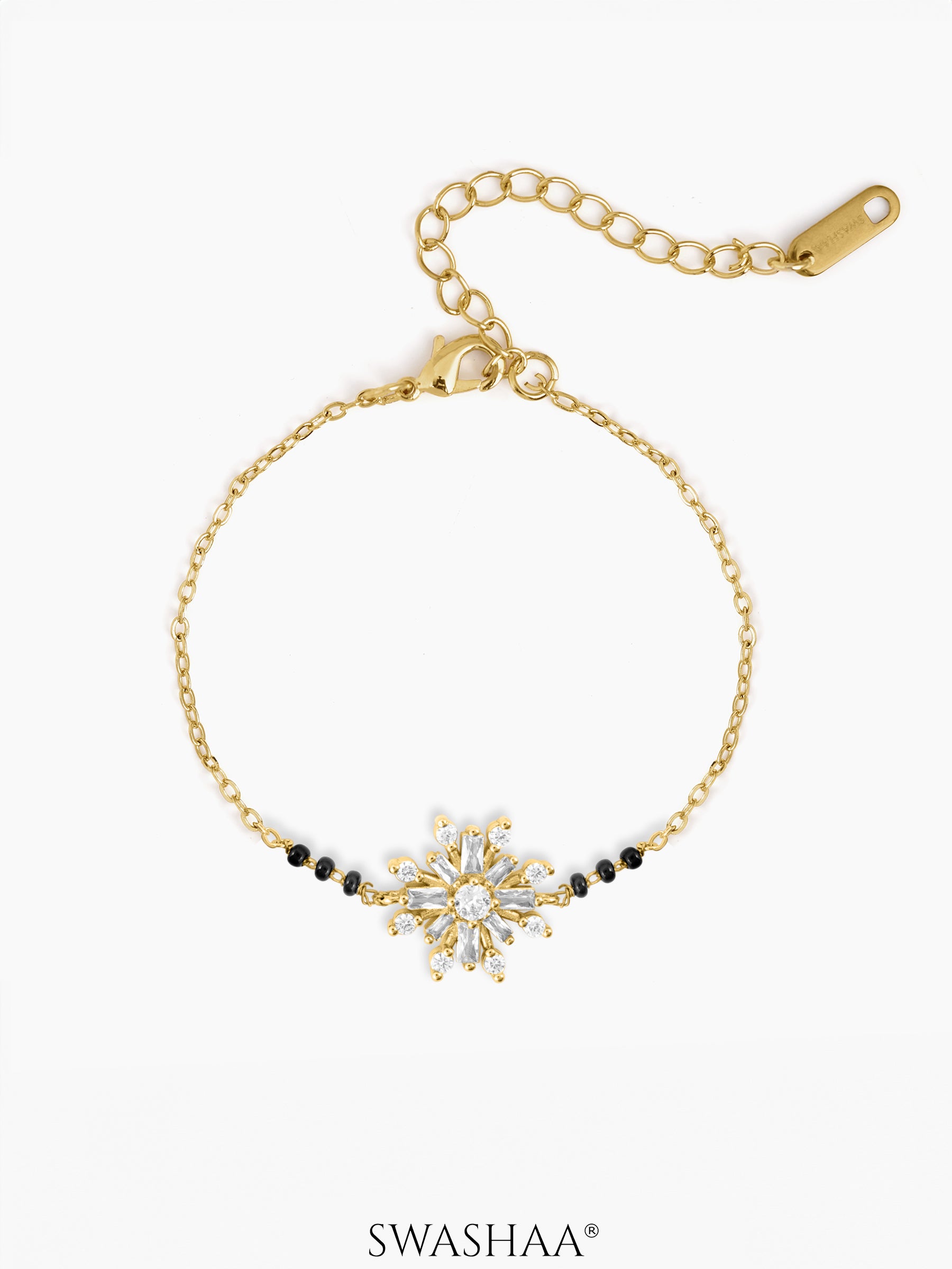 Tara 14K Gold Plated Mangalsutra Bracelet