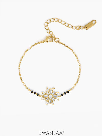 Tara Starbrust Pendant 14K Gold Plated Mangalsutra Bracelet