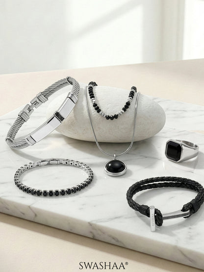 The Midnight Look Men's Set - Swashaa