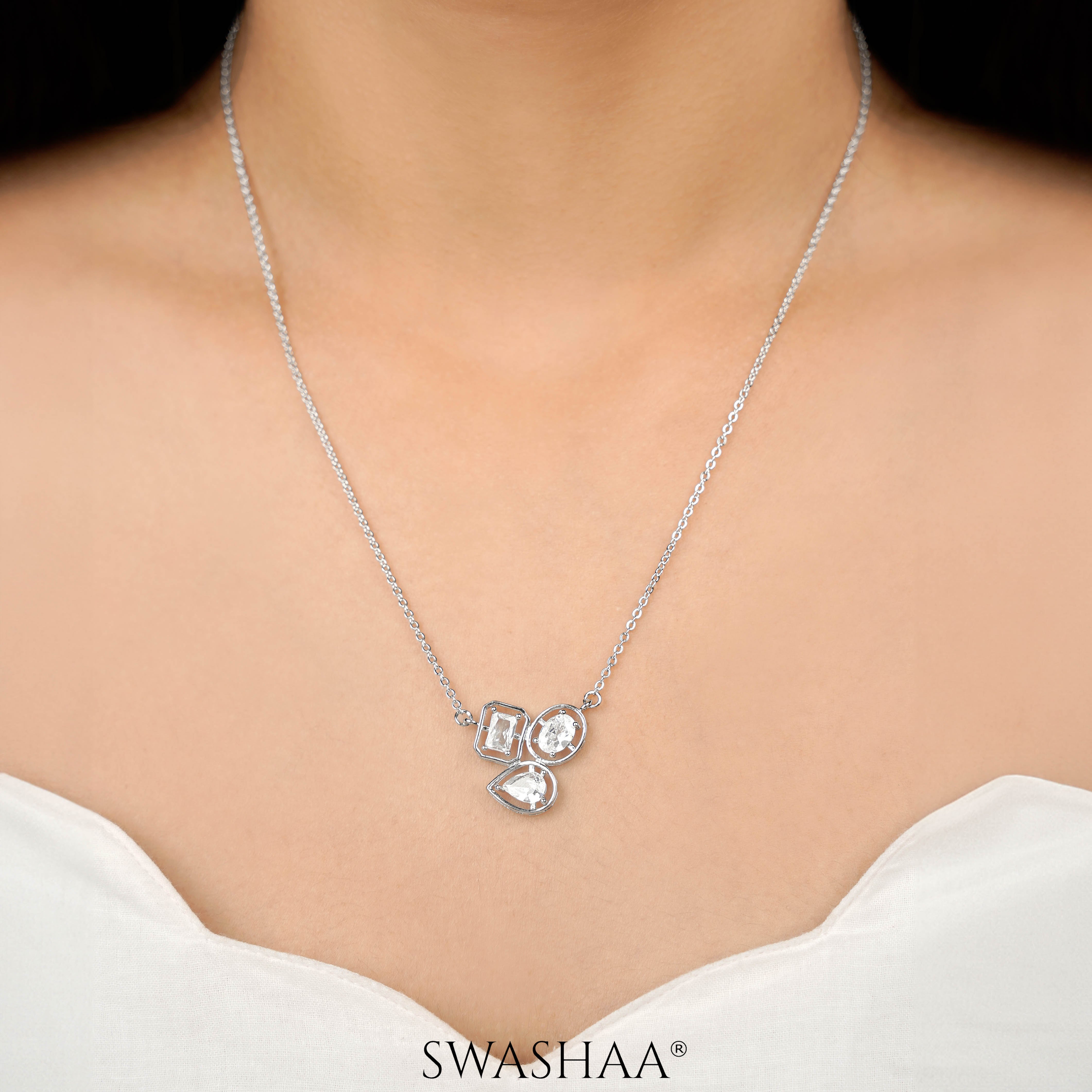 Three Star Necklace