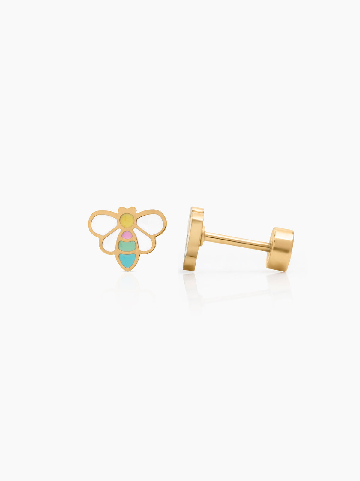 Tizzy Butterfly 18K Gold Plated KId's Stud Earrings