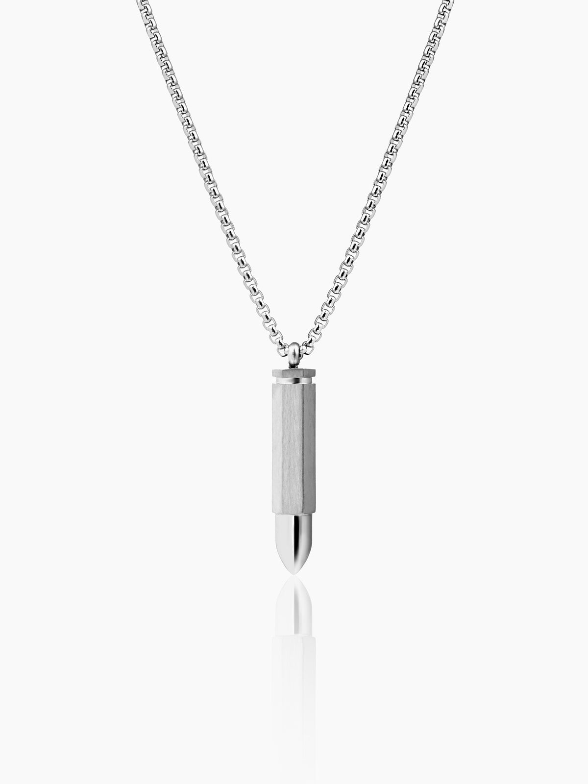 Tork Bullet Silver Men's Chain Pendant