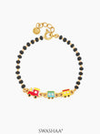 Toy Train Charm 18K Gold Plated Kid's Nazariya Bracelet