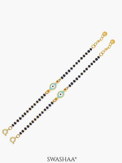 Tranquil Eye 18K Gold Plated Kid's Nazariya Bracelet