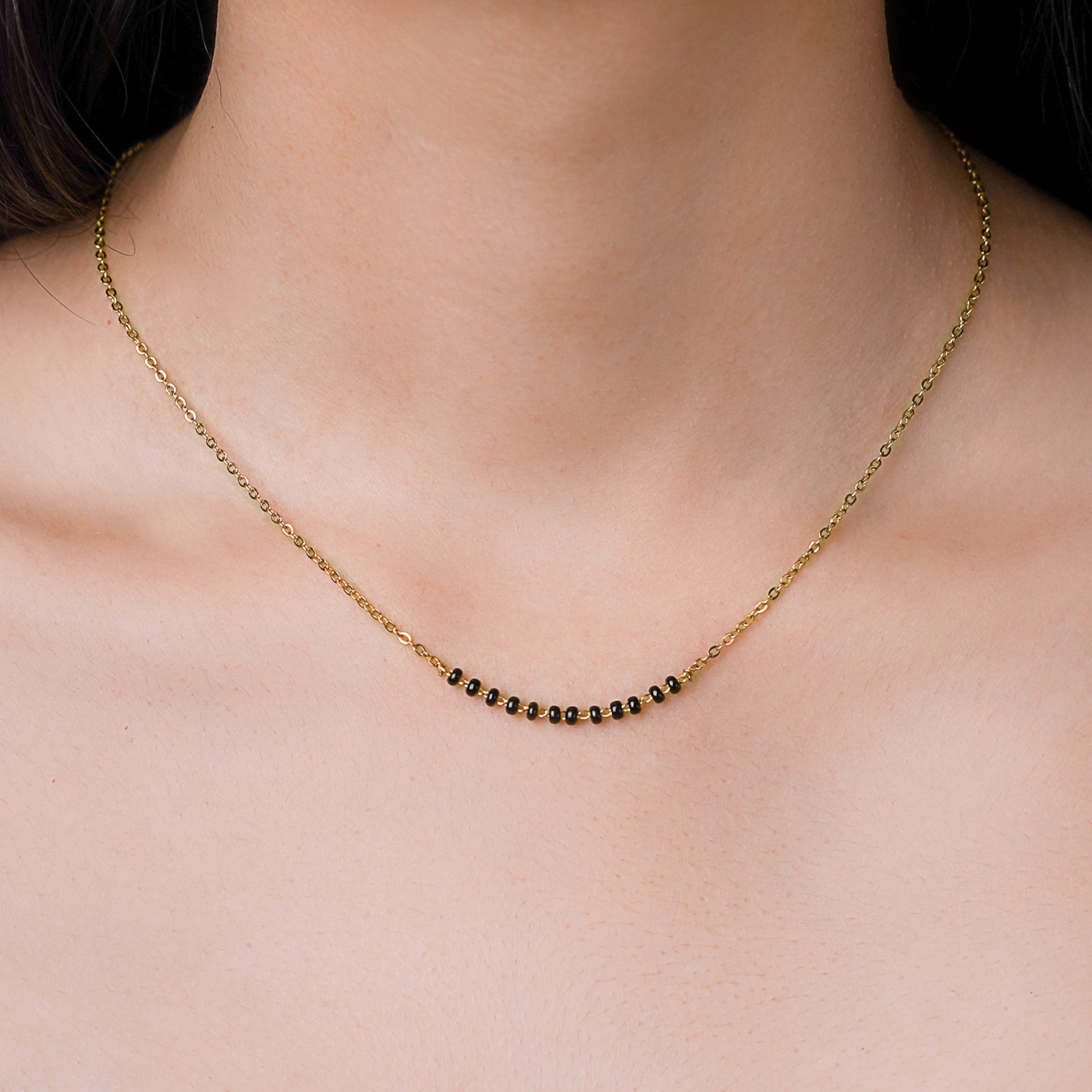 Tushita 18K Gold Plated Mangalsutra