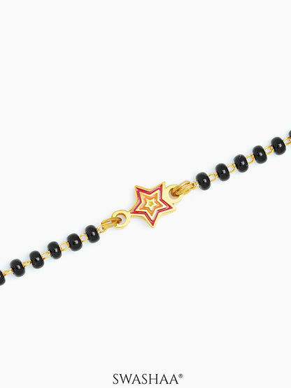 Twinkling Star Charm 18K Gold Plated Kid's Nazariya Loose Bracelet