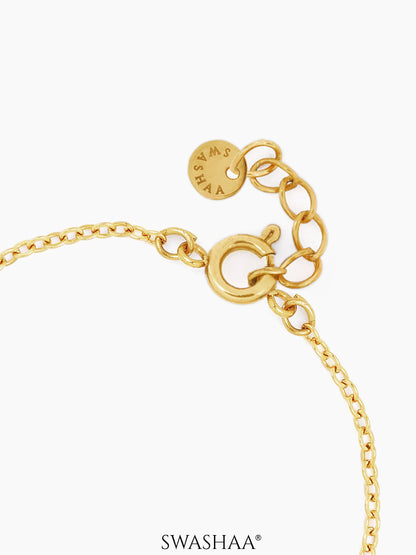 Twinkling Star Charm 18K Gold Plated Kid's Nazariya Bracelet