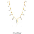 Tyla Studded Bar 18K Gold Plated Choker