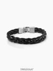 Tyron Men's Leather Bracelet
