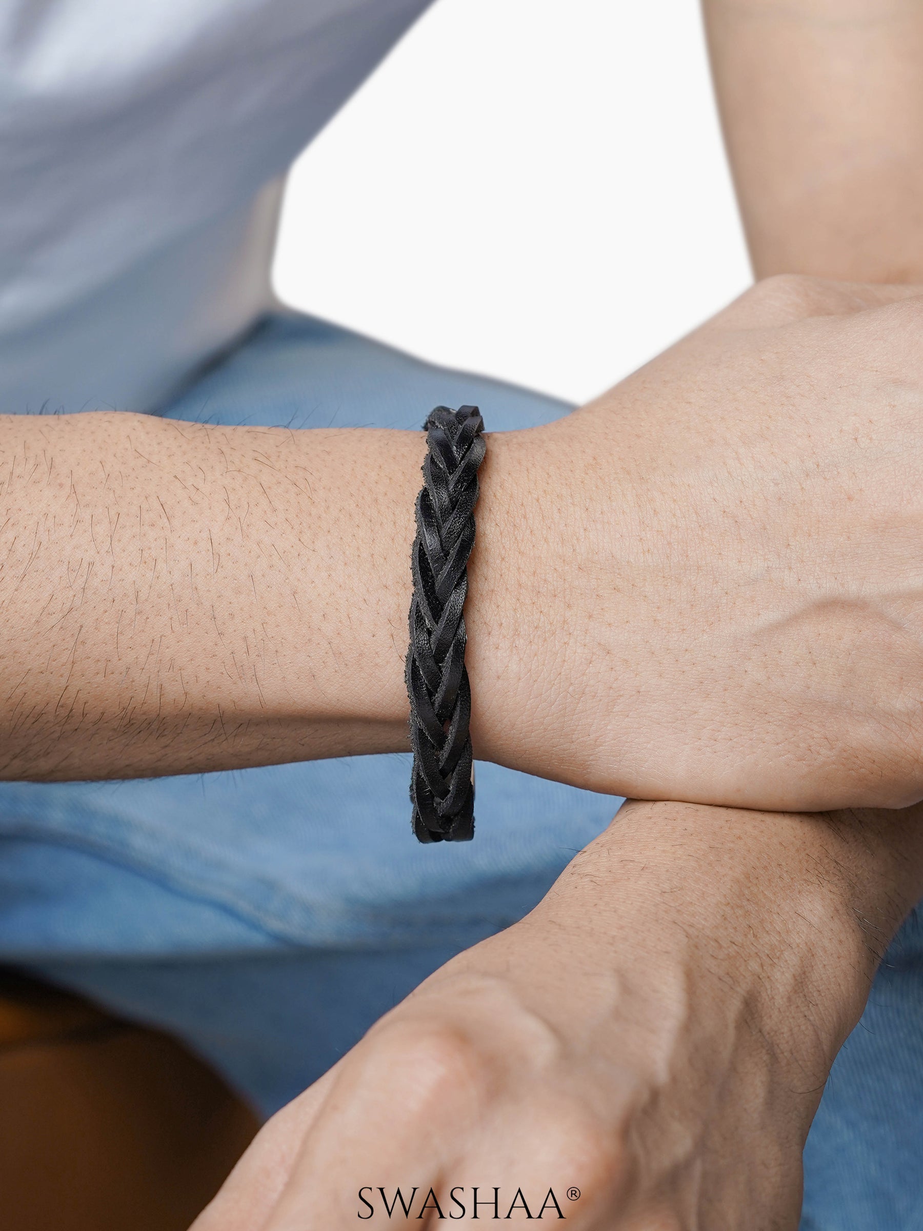 Tyron Men's Leather Bracelet