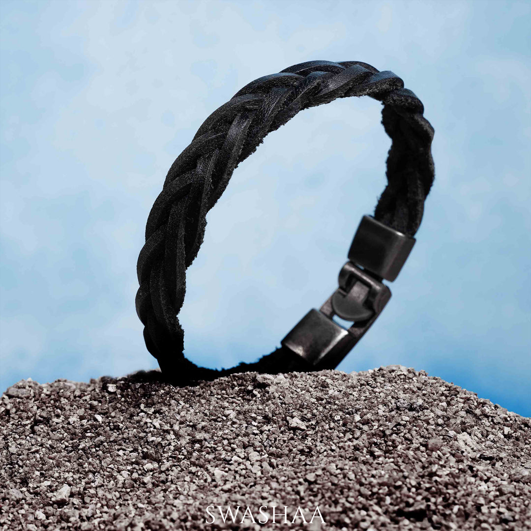 Tyron Men's Leather Bracelet