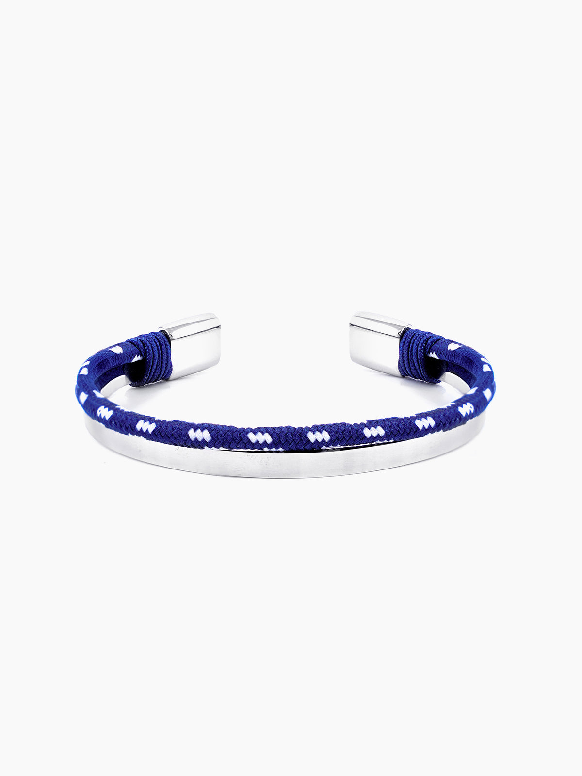 Unan Blue White Rope Cuff Bracelet