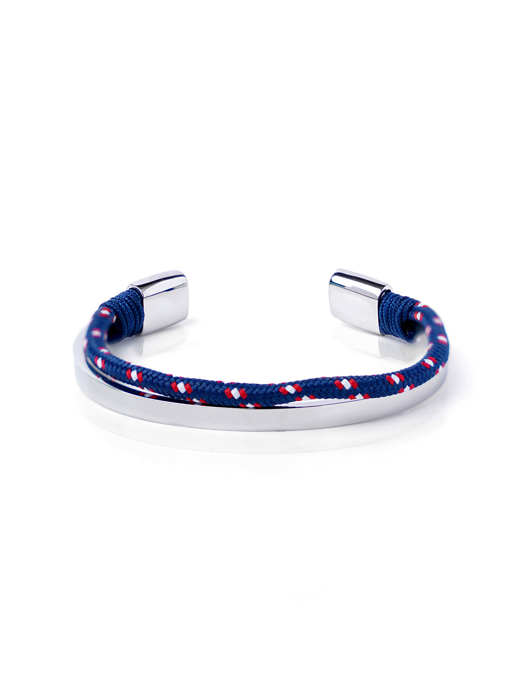 Unan Blue Red Rope Cuff Bracelet