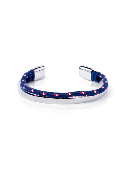 Unan Blue Red Rope Cuff Bracelet