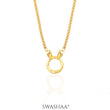 Vangie Eternal Ring Amulate Box Chain Necklace