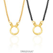 Vangie Eternal Ring Amulate Box Chain Necklace