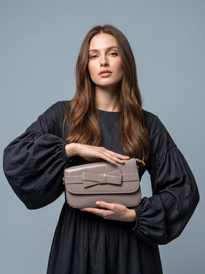Varelle taupe Beige Sling Bag - Swashaa