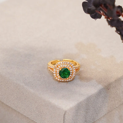 Vashti Emarald Ring
