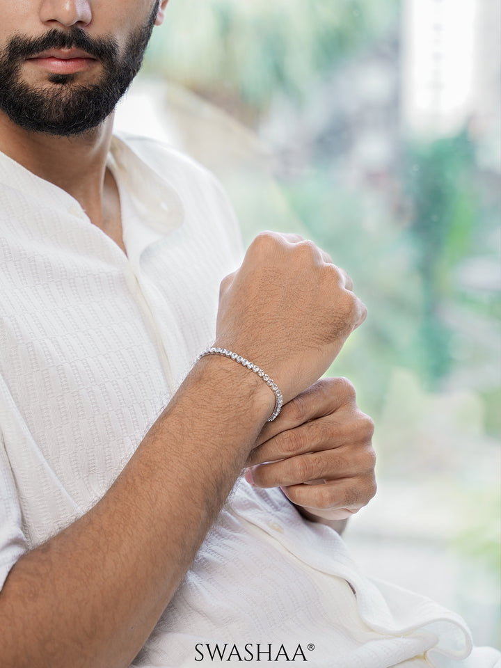 Veera Diamond Men's Bracelet