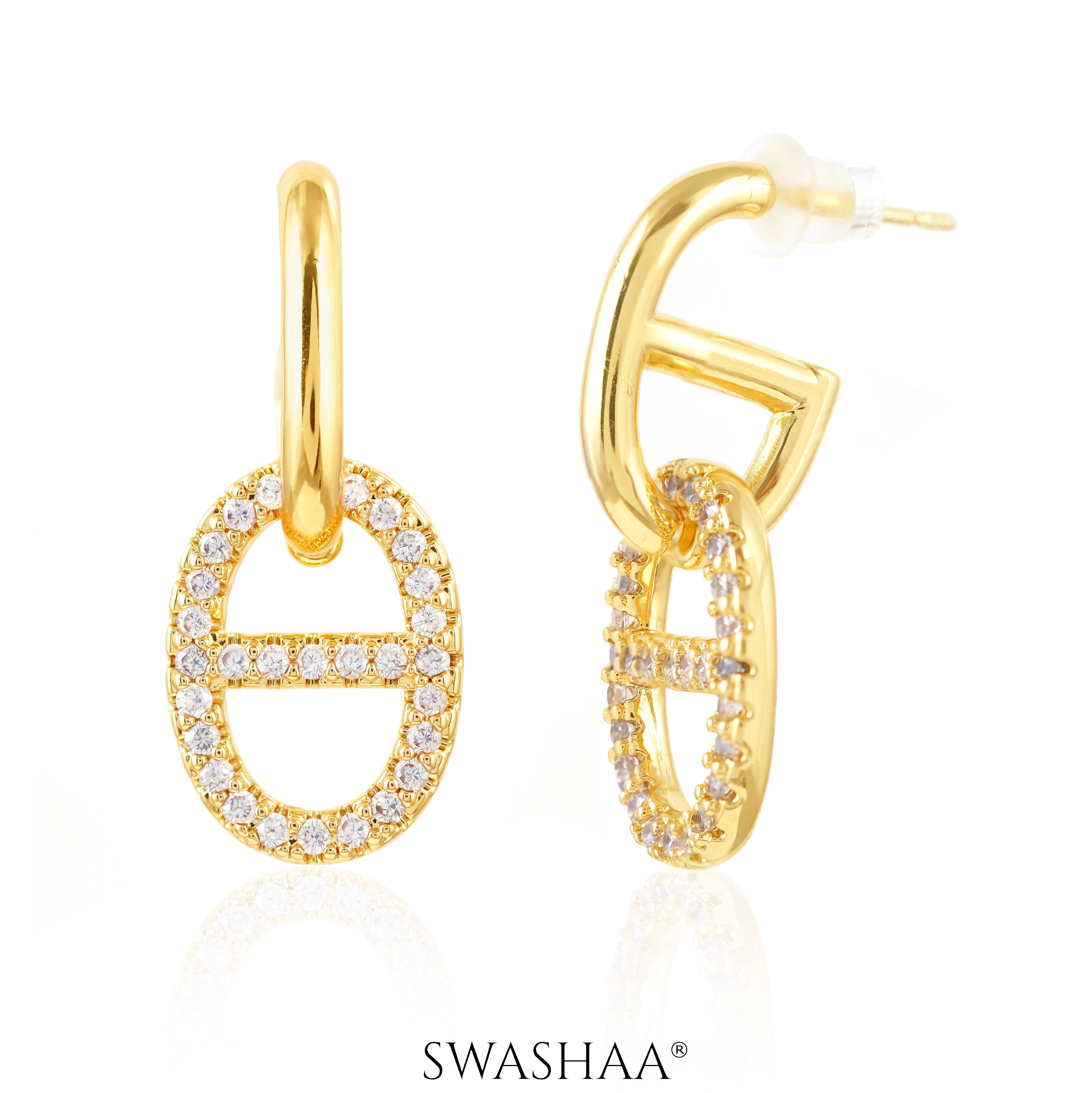 Vega 18K Gold Plated Earrings