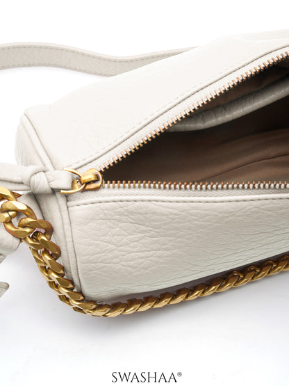 Velora Leather Sling Bag - Swashaa