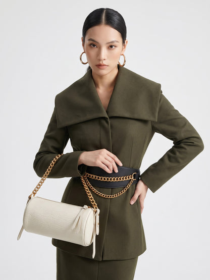 Velora Leather Sling Bag - Swashaa