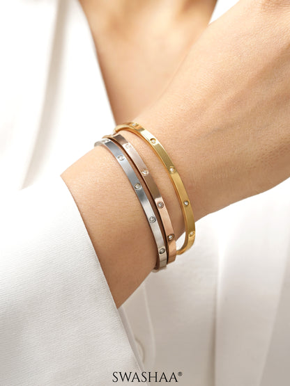 Venice Shiny Diamond Band Multi Bracelet Set