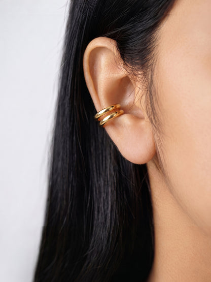 Verity 18K Gold Plated Women's Ear Cuffs