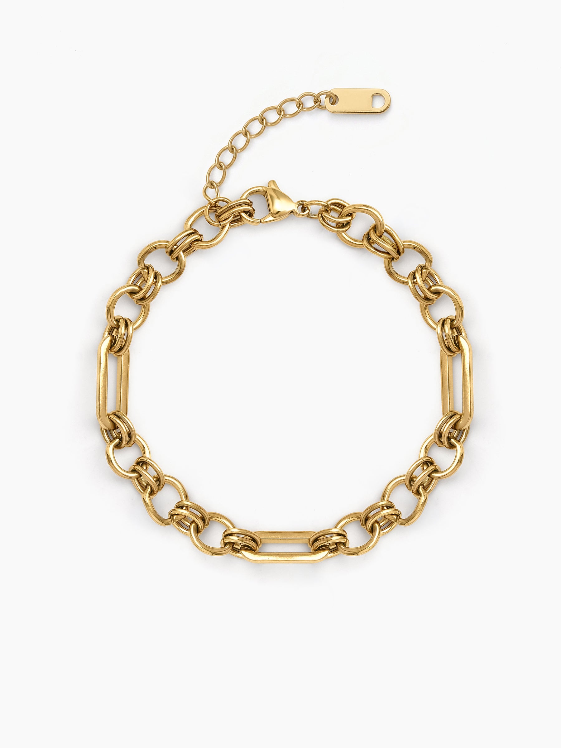 Veronica Link 18K Gold Plated Women's Chain Loose Bracelets