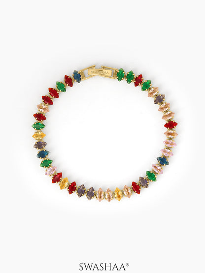 Veyra Diamond Tennis Bracelet - Swashaa