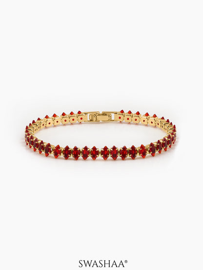 Veyra Diamond Tennis Bracelet - Swashaa