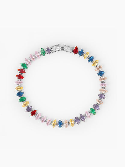 Veyra Diamond Tennis Bracelet - Swashaa