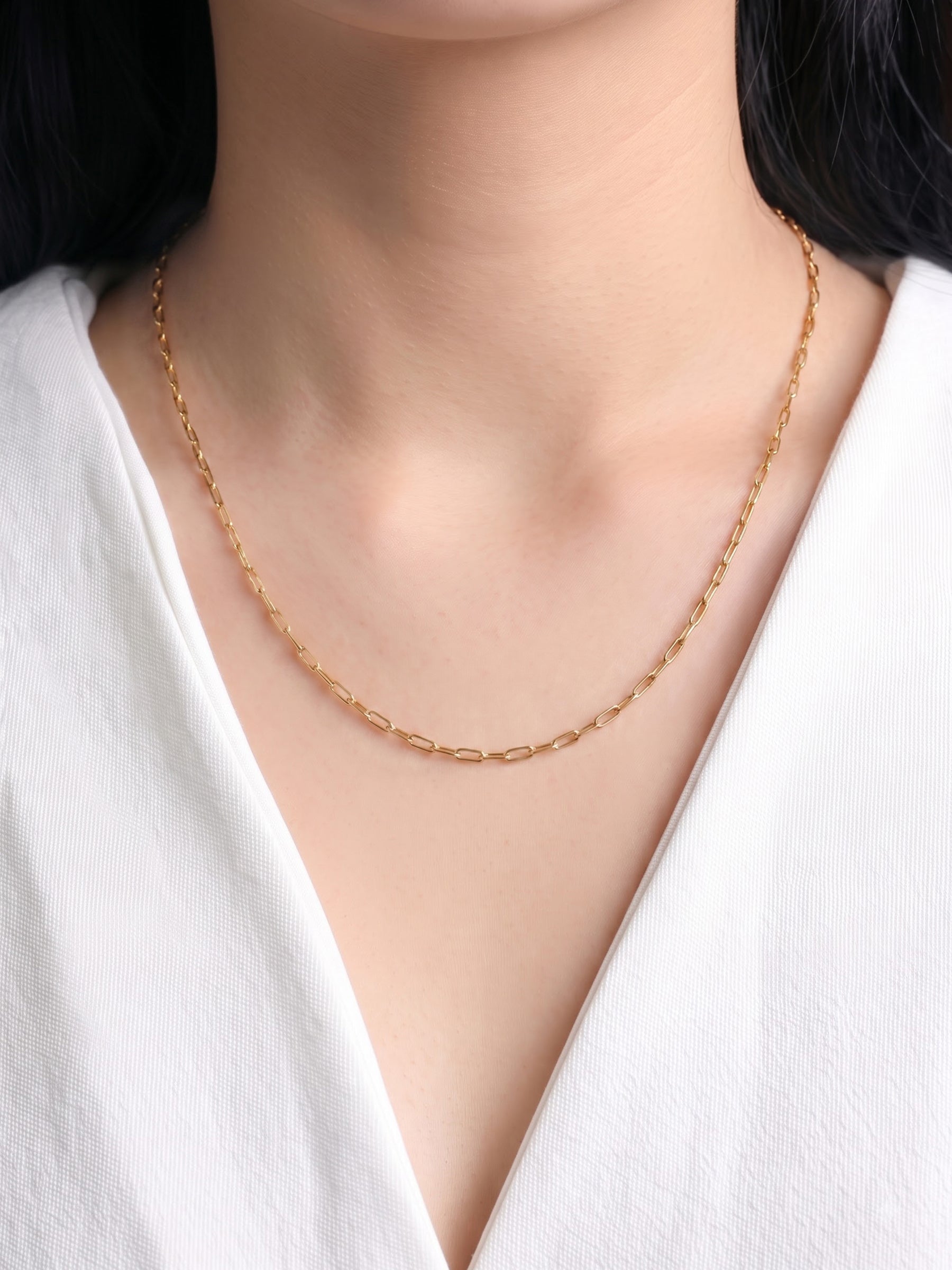 Viola Link 18K Gold Plated Women's Chain
