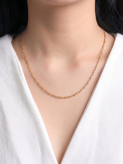 Viola Link 18K Gold Plated Women's Chain